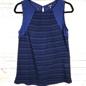 Lucky Brand Brand, Navy, 0273, sleeveless top, Size XS